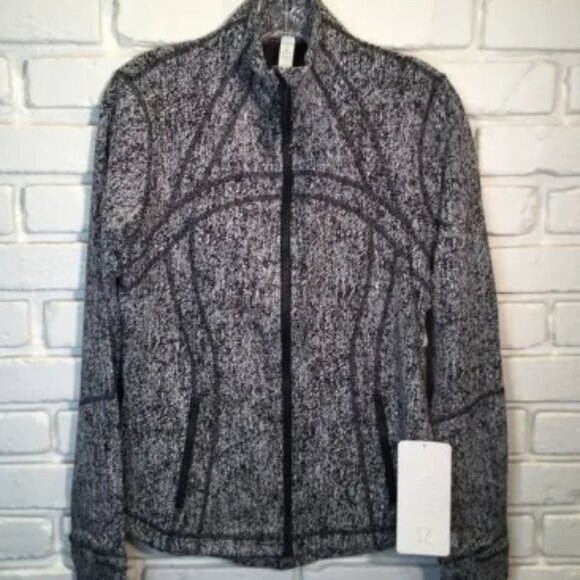 NWT Lululemon Define Jacket Black/White print 10 - Picture 1 of 5